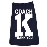 Coach K Thank You College Doggie Tank