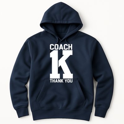 Coach K Thank You College Hoodie