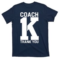 Coach K Thank You College T-Shirt