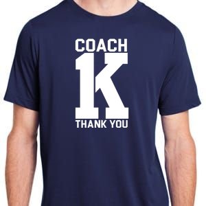 Coach K Thank You College Adult ChromaSoft Performance T-Shirt