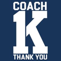 Coach K Thank You College Poster