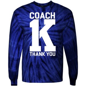 Coach K Thank You College Tie-Dye Long Sleeve Shirt