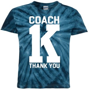 Coach K Thank You College Kids Tie-Dye T-Shirt