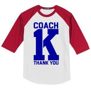 Coach K Thank You College Kids Colorblock Raglan Jersey