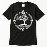 Celtic Knot Tree of Life Yggdrasill Tall T-Shirt