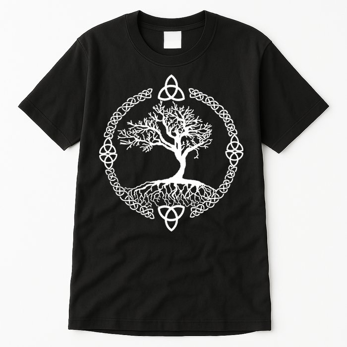 Celtic Knot Tree of Life Yggdrasill Tall T-Shirt