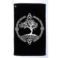 Celtic Knot Tree of Life Yggdrasill Golf Towel