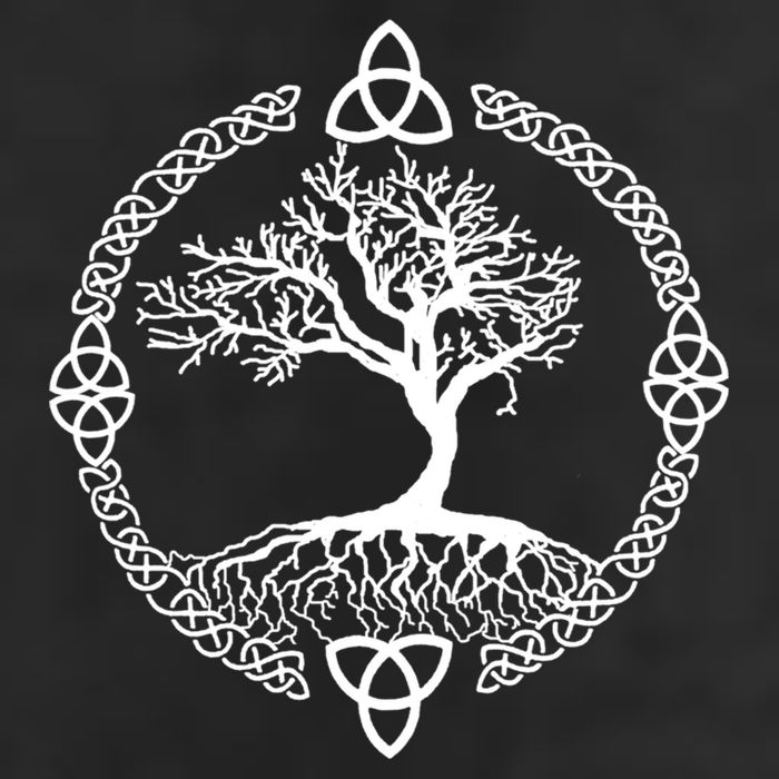 Celtic Knot Tree of Life Yggdrasill Golf Towel