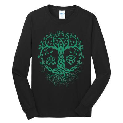 Celtic Knot Tree Of Life  Tree Of Life Viking Tall Long Sleeve T-Shirt