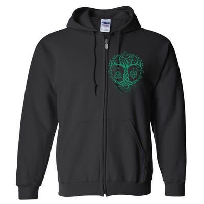 Celtic Knot Tree Of Life  Tree Of Life Viking Full Zip Hoodie