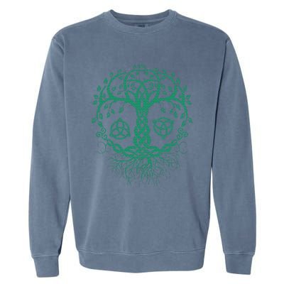 Celtic Knot Tree Of Life  Tree Of Life Viking Garment-Dyed Sweatshirt