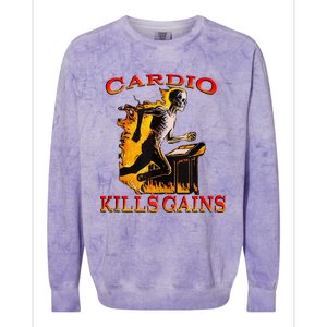 Cardio Kills The Gains Tank Top Colorblast Crewneck Sweatshirt