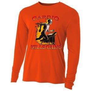 Cardio Kills The Gains Tank Top Cooling Performance Long Sleeve Crew