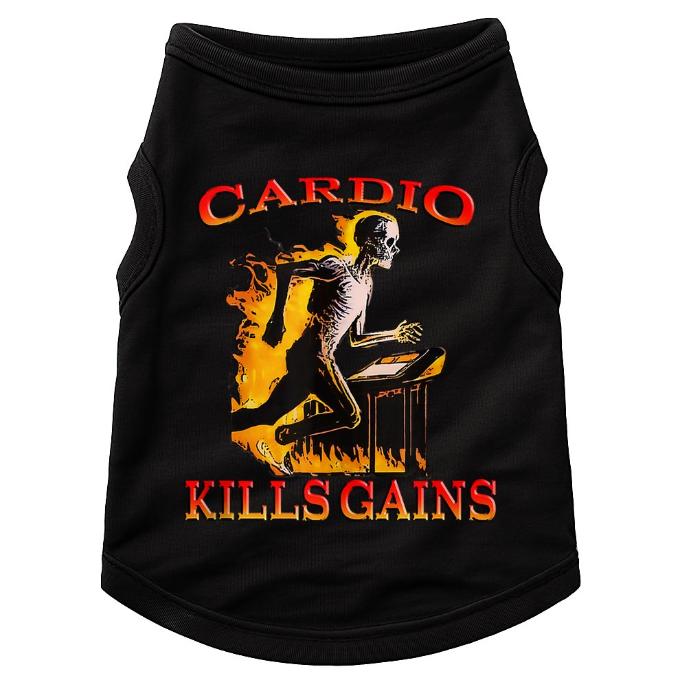 Cardio Kills The Gains Tank Top Doggie Tank
