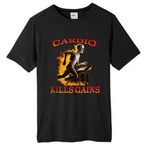 Cardio Kills The Gains Tank Top Tall Fusion ChromaSoft Performance T-Shirt