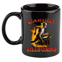 Cardio Kills The Gains Tank Top 11oz C Handle Ceramic Mug