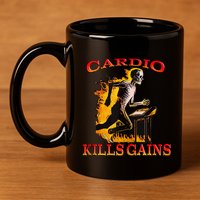 Cardio Kills The Gains Tank Top 11oz C Handle Ceramic Mug