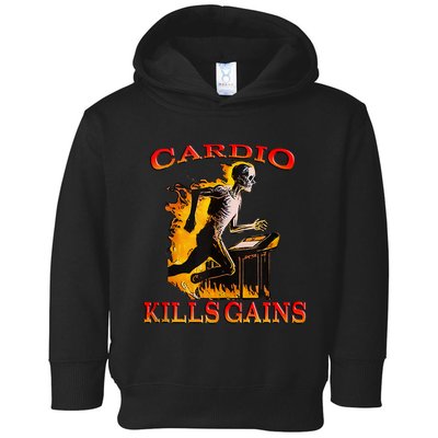 Cardio Kills The Gains Tank Top Toddler Hoodie