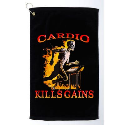 Cardio Kills The Gains Tank Top Golf Towel