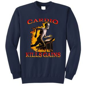 Cardio Kills The Gains Tank Top Tall Sweatshirt