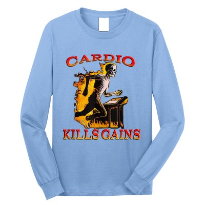 Cardio Kills The Gains Tank Top Long Sleeve Shirt