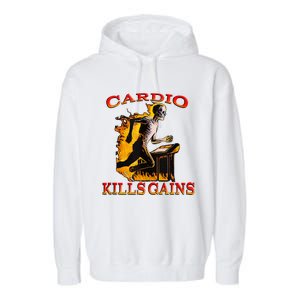 Cardio Kills The Gains Tank Top Garment-Dyed Fleece Hoodie