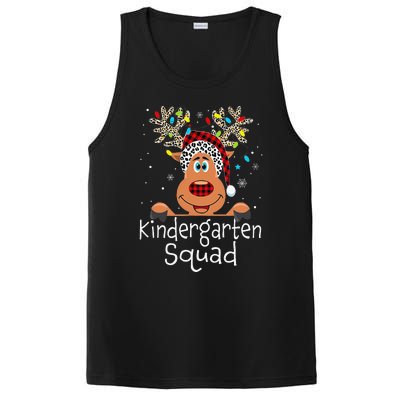 Christmas Kindergarten Teacher Squad Reindeer Teacher PosiCharge Competitor Tank