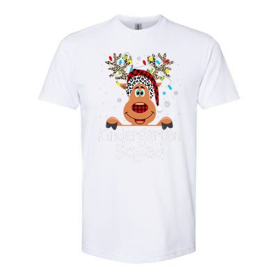 Christmas Kindergarten Teacher Squad Reindeer Teacher Softstyle CVC T-Shirt