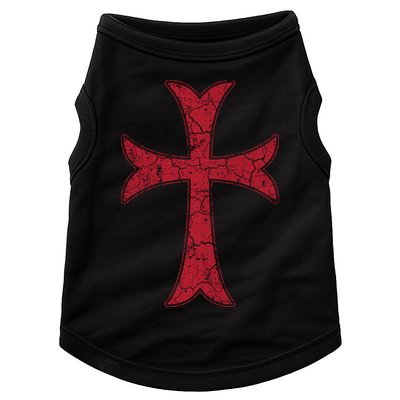 Crusader Knights Templer Cross Doggie Tank