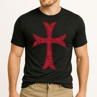Crusader Knights Templer Cross Performance Shirt