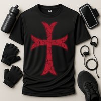 Crusader Knights Templer Cross Performance Shirt