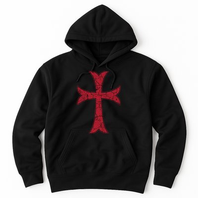 Crusader Knights Templer Cross Hoodie