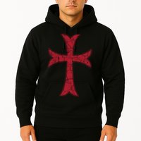 Crusader Knights Templer Cross Hoodie