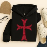 Crusader Knights Templer Cross Hoodie