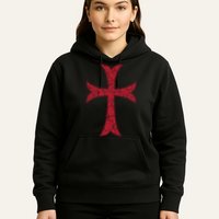 Crusader Knights Templer Cross Hoodie