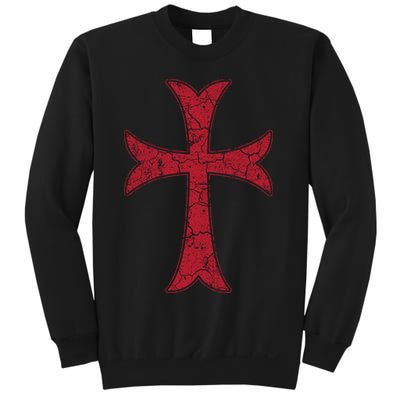 Crusader Knights Templer Cross Sweatshirt