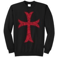 Crusader Knights Templer Cross Sweatshirt