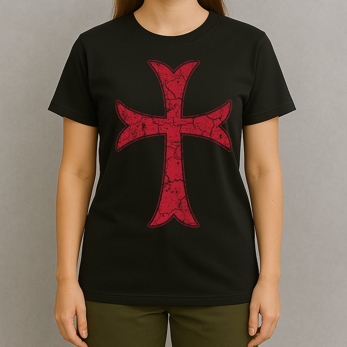 Crusader Knights Templer Cross T-Shirt