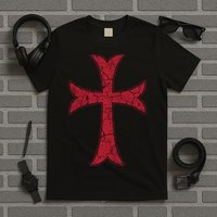 Crusader Knights Templer Cross T-Shirt