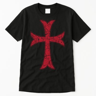 Crusader Knights Templer Cross Tall T-Shirt