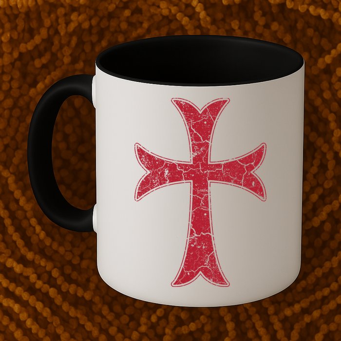 Crusader Knights Templer Cross Mug