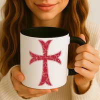 Crusader Knights Templer Cross Mug