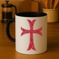 Crusader Knights Templer Cross Mug