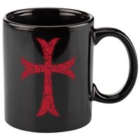 Crusader Knights Templer Cross 11oz C Handle Ceramic Mug
