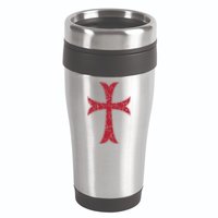 Crusader Knights Templer Cross 16oz Travel Tumbler