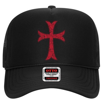 Crusader Knights Templer Cross Trucker Hat