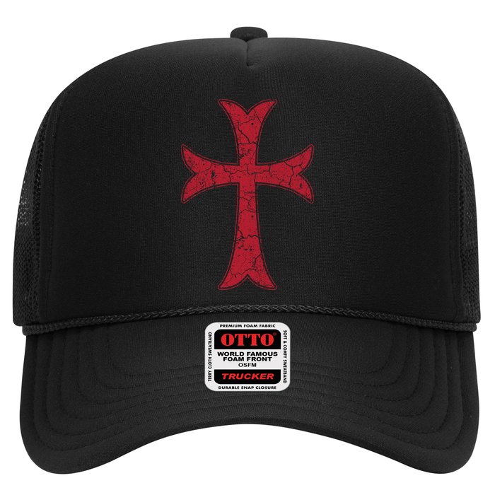 Crusader Knights Templer Cross Trucker Hat