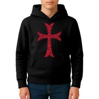 Crusader Knights Templer Cross Kids Hoodie