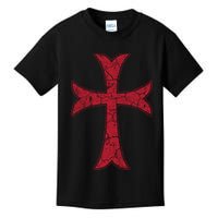 Crusader Knights Templer Cross Kids T-Shirt