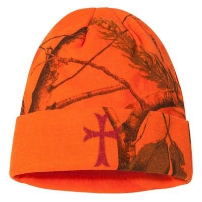 Crusader Knights Templer Cross Kati Licensed 12" Camo Beanie